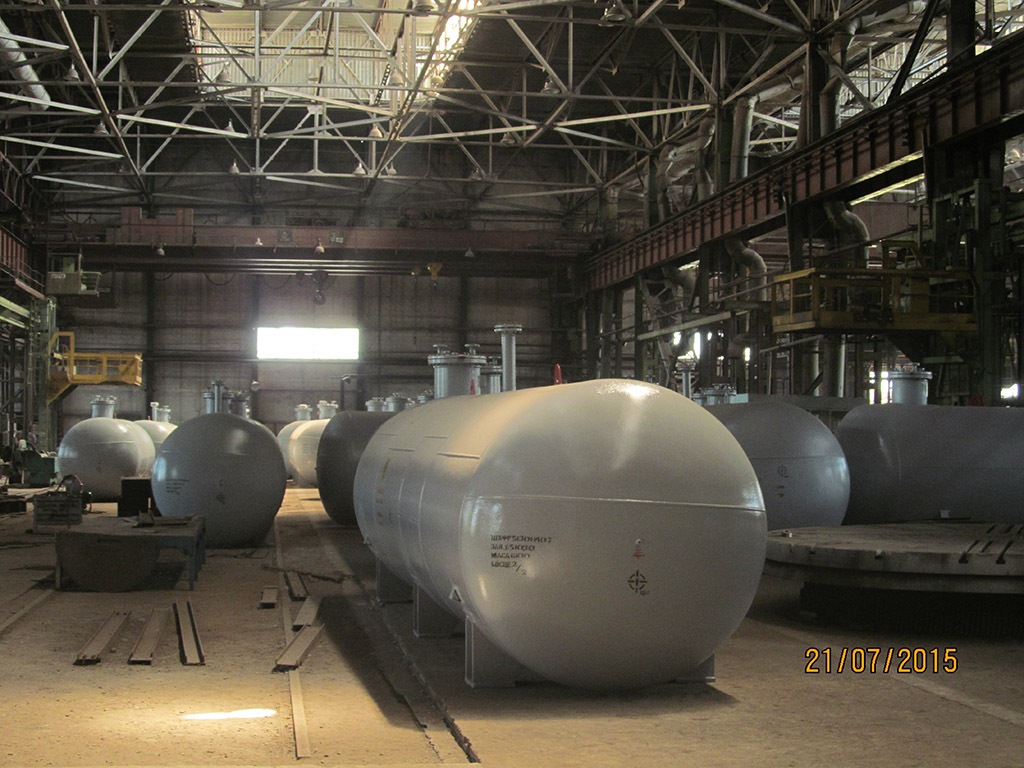 Цистерна для сжиженного газа - газгольдер