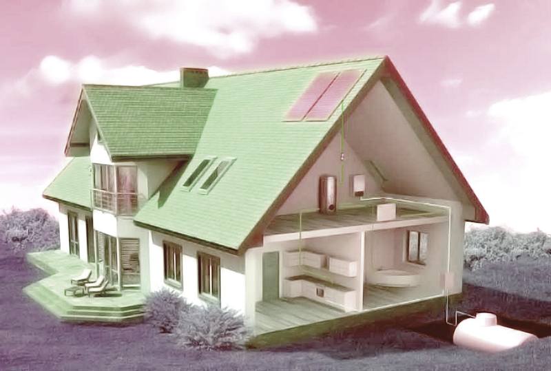 Схема подключения дома к системе автономного газоснабжения