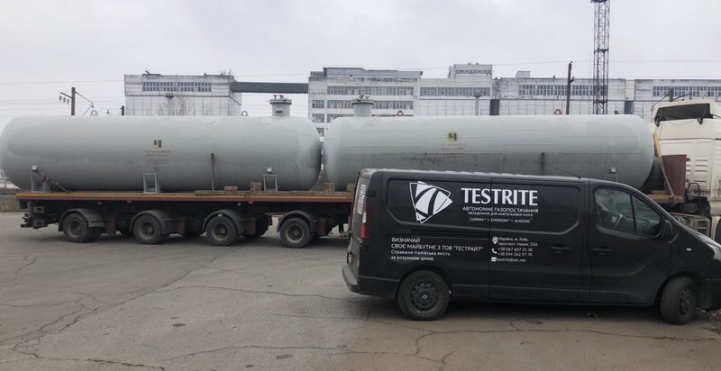 Заправка Газгольдера Газом СУГ